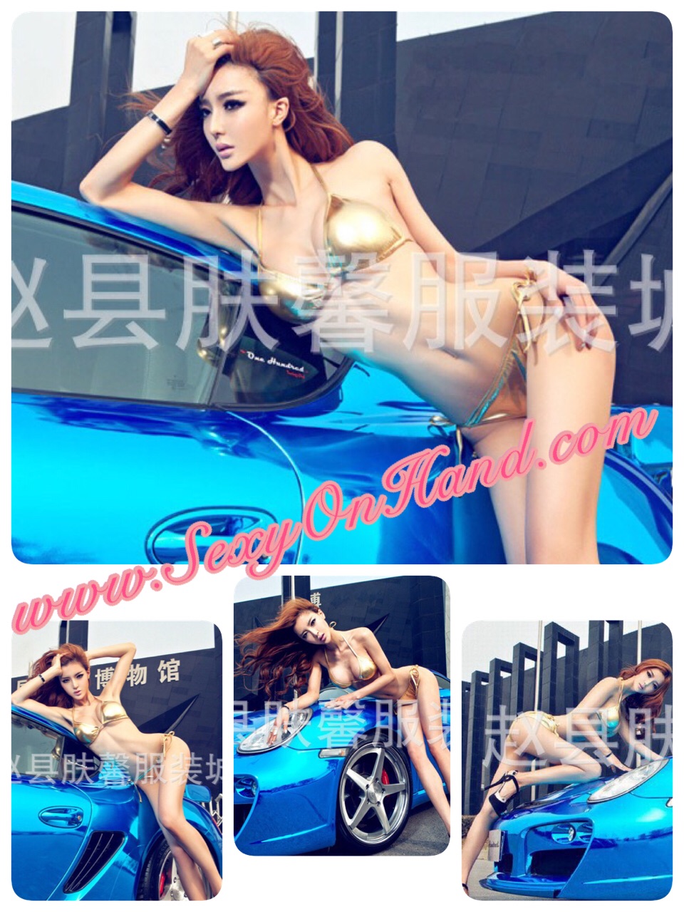 ชุดบิกินี่ เซ็กซี่ ชุดทูพีซ สีทองเมทาลิค แบบผูก ขนาด Free Size สวย เปรี้ยว เริ่ด เซ็กซี่ อย่าบอกใครเลยคะ