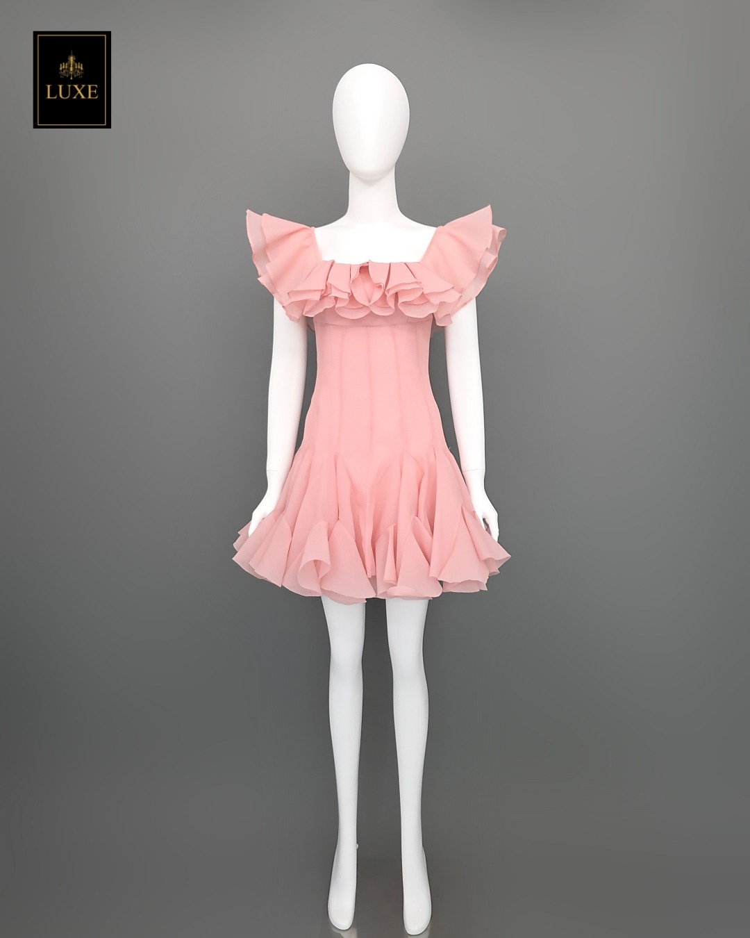 เดรสแฟชั่น เดรสกระโปรงสั้น เสื้อคอกว้าง ใส่เปิดไหล่ได้