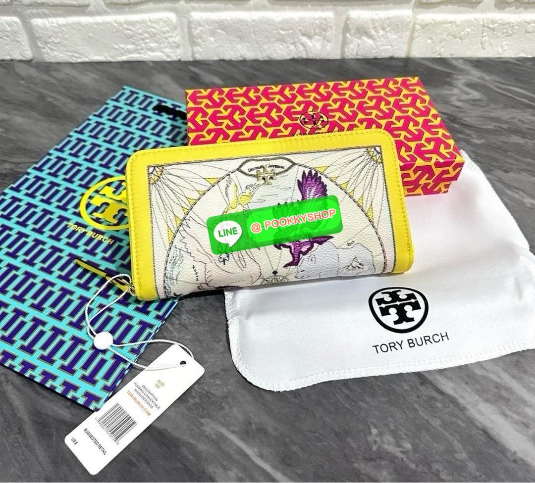 🎀 Tory Burch Robinson Long Wallet💞 • กระเป๋าสตางค์ทรงยาวรุ่น Robinson ดีไซน์คลาสสิก เอกลักษณ์ของ Tory Burch
