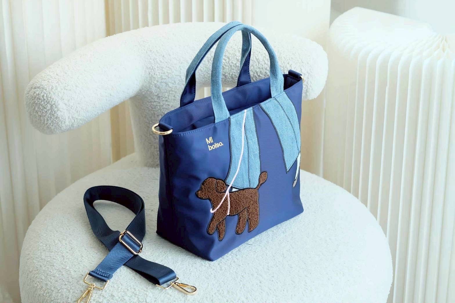 กระเป๋าผ้า Miszapatos แบรนด์ที่ญี่ปุ่นฮิตมาก ดีไซน์น่ารัก วัสดุผ้าไนล่อน เกรดหนา สามารถกันน้ำกันฝุ่นได้