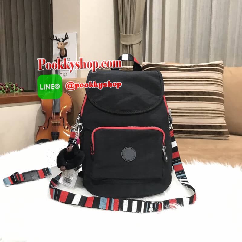 พร้อมส่งความสวย..ราคาสุดคุ้ม! NEW ARRIVAL! KIPLING ART 2WAY BACKPACK กระเป๋าสะพายเป้สไตล์ลำลองรุ่นใหม่ล่าสุดวัสดุ Nylon+Polyester 100% โดดเด่นที่สามารถสะพายได้หลายแบบ ทั้งแบบเป้ หรือใช้สายยาวสะพายไหล่ได้ Crossbodyได้ หูหิ้วเเละสายสะพายลวดลายสวยตามคอนเซปคอ