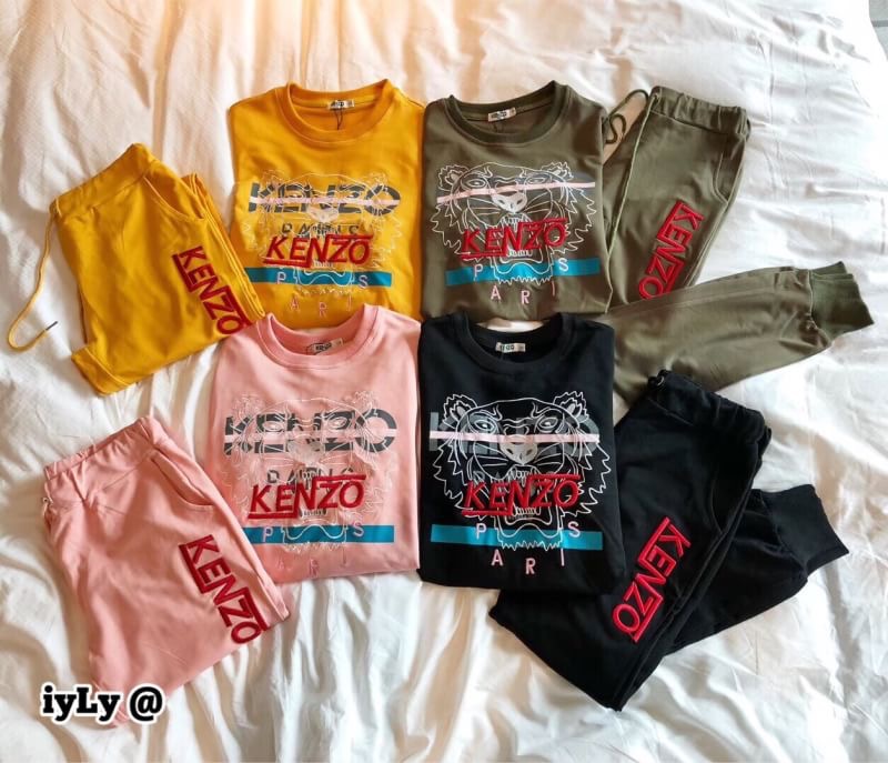 NEW !! งานSet 2 ชิ้น เสื้อ+กางเกงงาน brand 🐯KenZo ตัวเสื้อแขนยาว แต่งปักรูปเสือ ปักอักษร KENZO พร้อมสกีนลาย งานสวย มาคู่กางเกงขายาว เอวยืด เนื้อผ้า คอตตอน เนื้อนิ่ม อย่างดี งานดูดี เกินราคา สาวๆห้ามพลาดนะคะ งาน ป้าย Tag KENZO จร้า