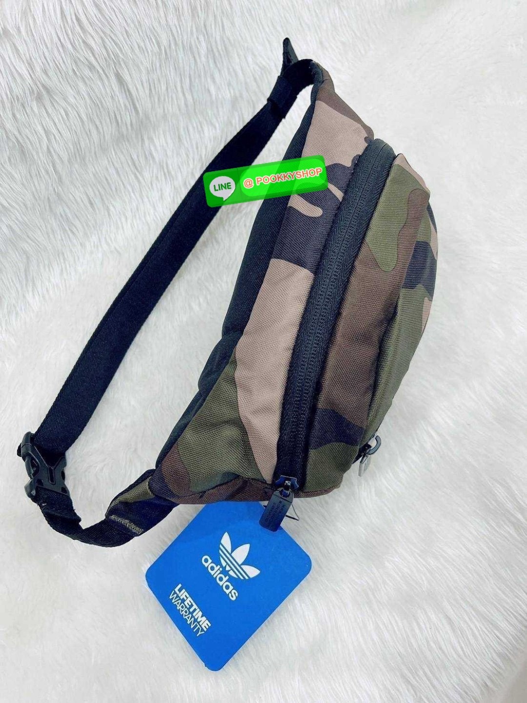 ✅พร้อมส่ง คาดอก คาดเอว adidas Rand II Waist Pack, Black, ผ้าไนล่อน