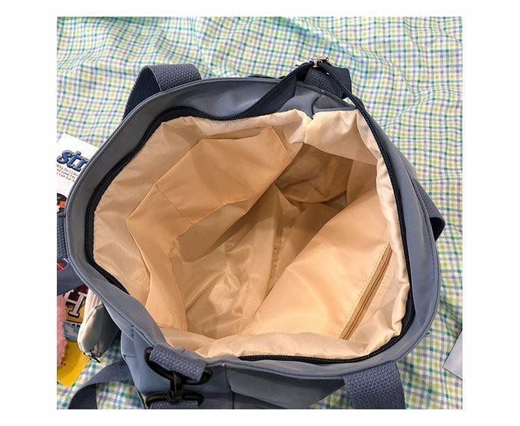 รุ่นใหม่ พร้อมส่ง!!!!!!! Miki Bear cross bag (BP) คุ้มมาก ช่องเยอะมากถึงมากที่สุด แถมฟรี! พวงกุญแจหมีเป็นซิป ใส่บัตรใส่เหรียญได้ ถอดออกแยกใช้งานได้ เนื้อผ้ากันน้ำด้วยนะ