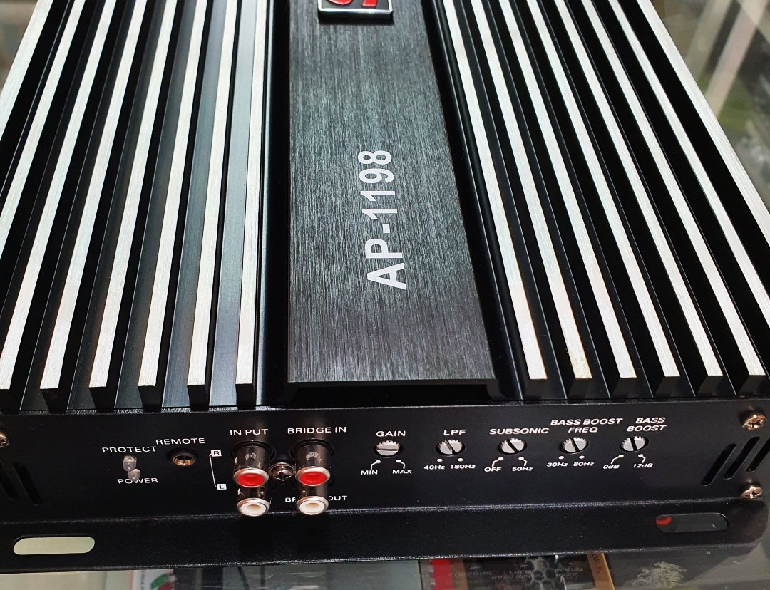 เพาเวอร์แอมป์ class d 2ch 4500W ยี่ห้อ SOWAY รุ่น AP-1198 เพาเวอร์แอมป์รถยนต์ คลาสดี 2 ch ยี่ห้อ soway 4500w
