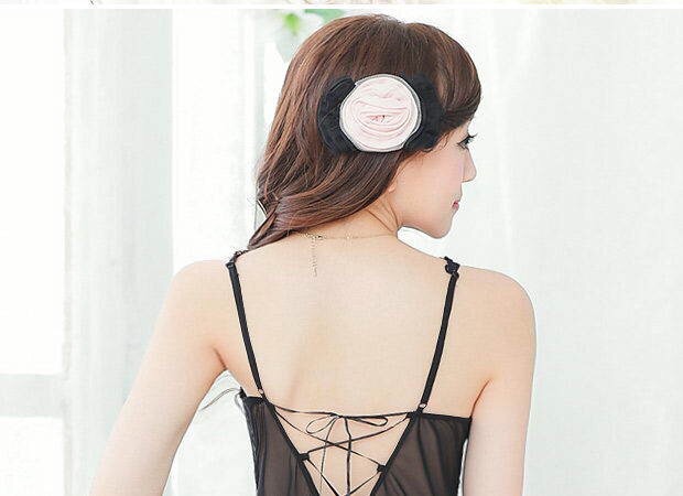 ชุดนอนเซ็กซี่ ชุดนอนซีทรู ชุดนอนสายเดี่ยว แต่งลูกไม้ สีม่วงเข้ม ติดริบบิ้น เพิ่มความหวานใต้อก เนื้อผ้าทิ้งตัว เกรดPremium สวยเซ็กซี่ ยั่วยวนมากๆคะ+G-string