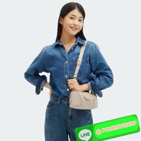 Kipling Syro Shoulder bag กระเป๋าในสไตล์มินิมอล แต่สามารถใส่สิ่งของได้ครบครัน มีทั้งช่องซิปภายในและนอก น้ำหนักเบา มีสายสะพายครอสบอดี้ได้