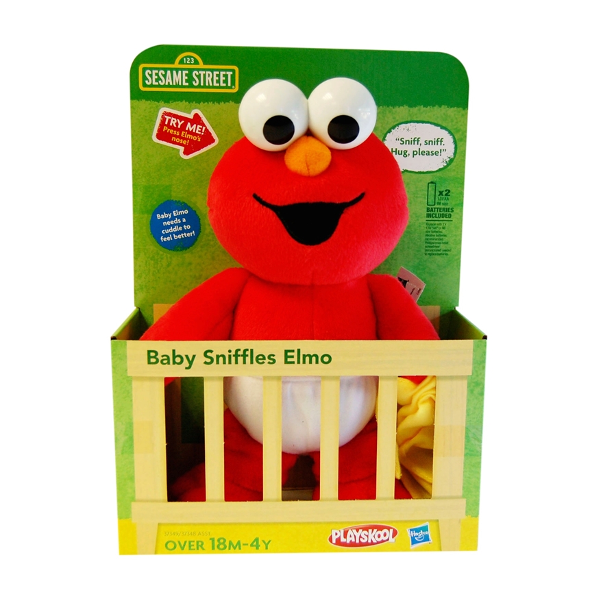 Z Sesame Street Baby Sniffles Elmo
