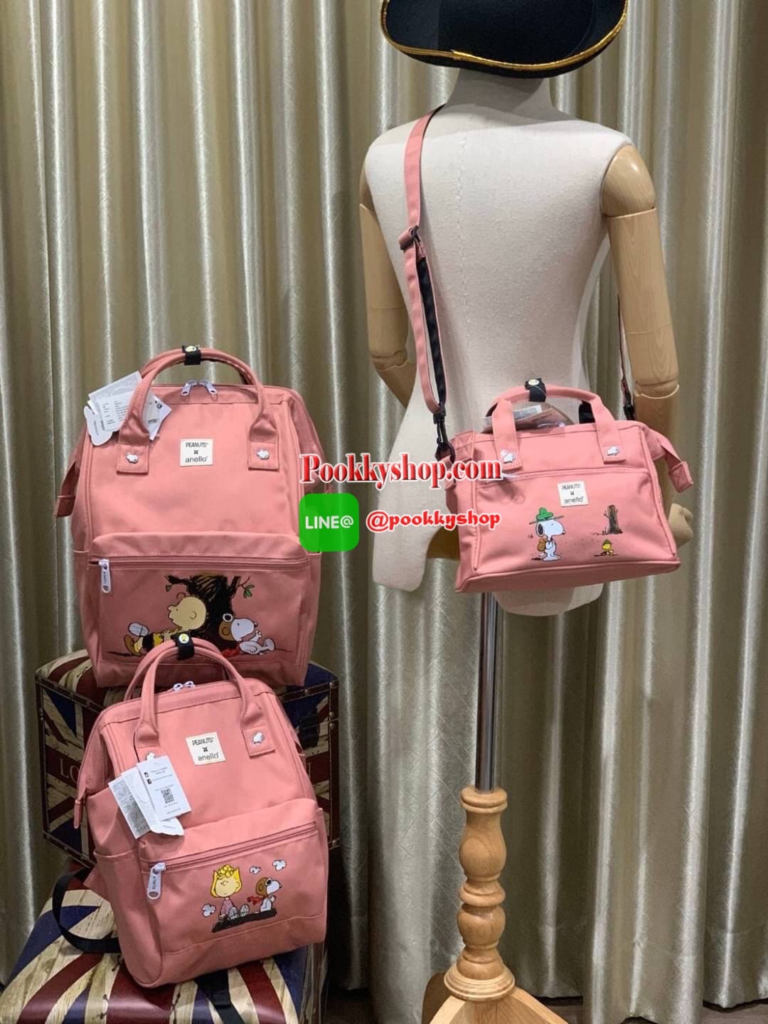 Anello X Peanuts 2 ways Boston regular size(Os-S044) ได้ Collaboration หรือเป็นการร่วมงานกับตัวการ์ตูนสุดคลาสสิคอย่าง Peanuts มานำเสนอโดยเอาคาแลคเตอร์ ในการใช้ชีวิตประจำวัน ที่เหมาะสม มาวางบนตัวกระเป๋า กระเป๋า anello (อเนลโล่) กระเป๋าเป้แบรนด์ของญี่ปุ่น ท