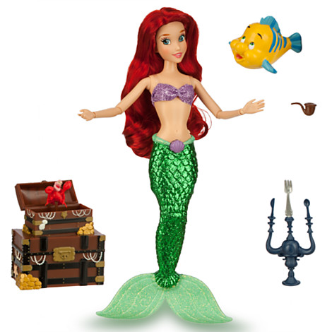 ฮ Ariel Deluxe Talking Doll Set - 11''