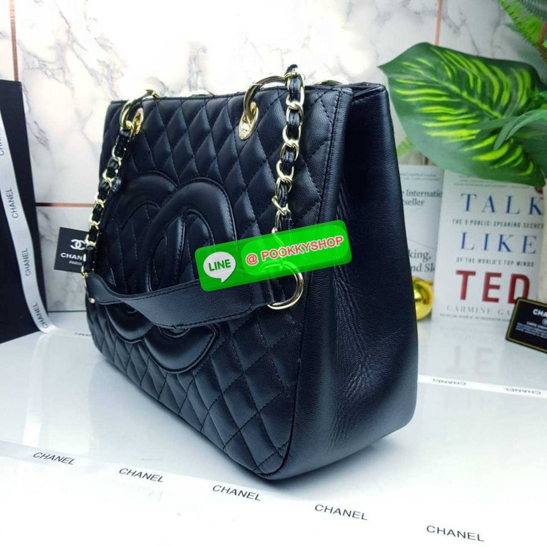 CHANEL BAG VIP GIFT WITH PURCHASE (GWP) จาก CHANEL DUTY FREE COUNTER (CHN546) กระเป๋าสะพาย รุ่น tote ทรงสวย ขนาดกำลังดี จุของได้เยอะ