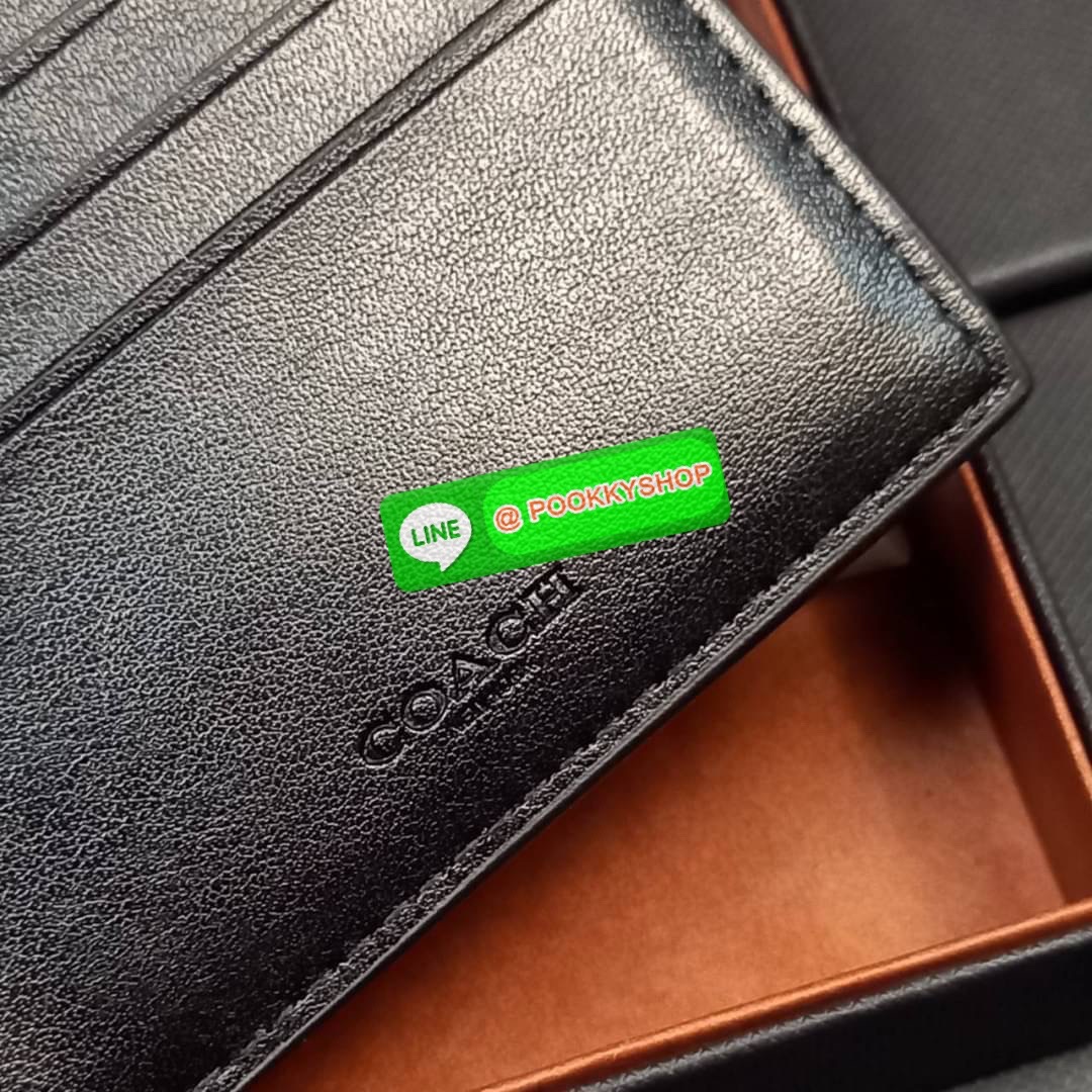 NEW IN💥>>มีกันหรือยัง ใช้แล้วหล่อมากน้า😎//>>COACH 3-IN-1 WALLET WITH VARSITY STRIPE WITH KEY FOB LIMITED BOX (COACH F24649)🍁กระเป๋าสตางค์ มี ID ใบลูก สำหรับใส่บัตรแยก มีพวงกุญแจ ใช้แล้วดูหล่อสุดๆ🔸️**จะใช้เอง หรื