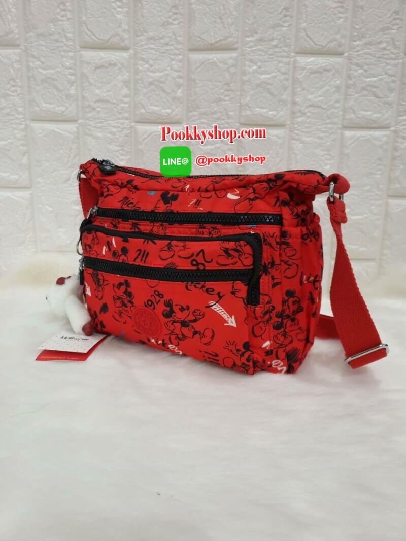 พร้อมส่ง KIPLING CROSSBODY BAG กระเป๋าสะพายพิมพ์ลายมิกกี้สีสันสดใส จุดเด่นมีช่องซิปหลายช่อง จุของได้เยอะและเป็นสัดส่วน มาพร้อมกับสายสะพายที่สามารถปรับระดับได้ จะสะพายข้างหรือสะพายแบบเฉียงก็ดูดีนะคะ รุ่นนี้ขอแนะนำเลยค่าาา