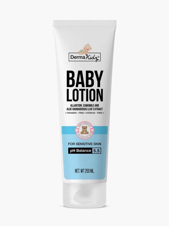 DermaKidz Baby Lotion โลชั่นบำรุงผิวเด็ก สูตรอ่อนละมุน ขนาด 250 มล
