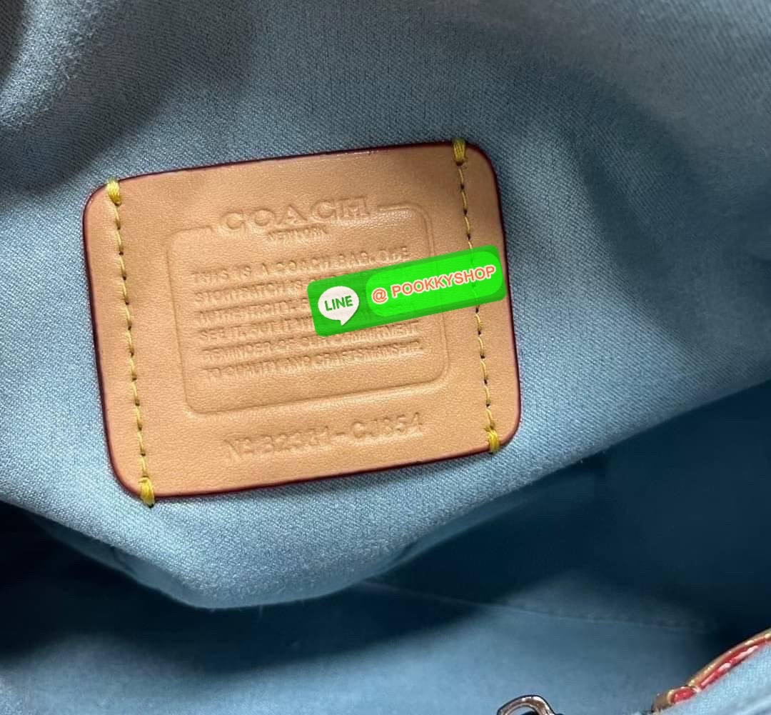 Coach Soft Tabby Shoulder Bag In Signature Denim