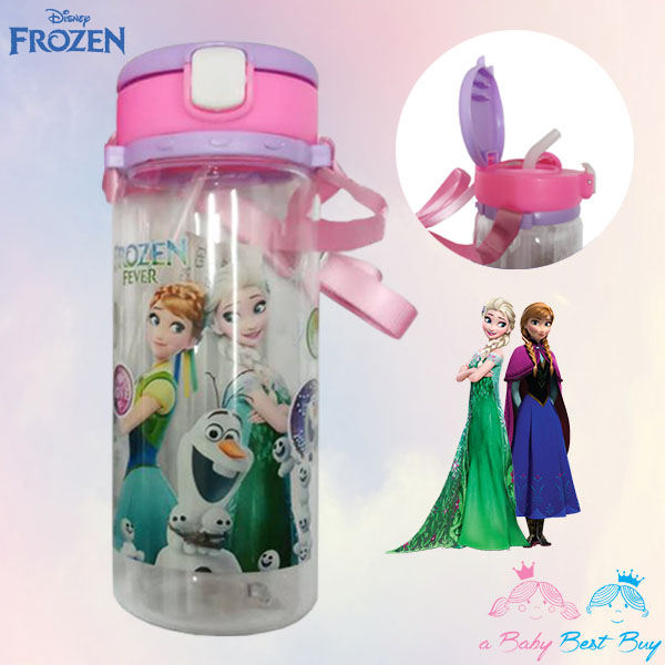 ฮ Disney Frozen กระติกน้ำลาย เจ้าหญิงอันนา เจ้าหญิงเอลซ่า ขนาด 450 ML. สุดน่ารัก