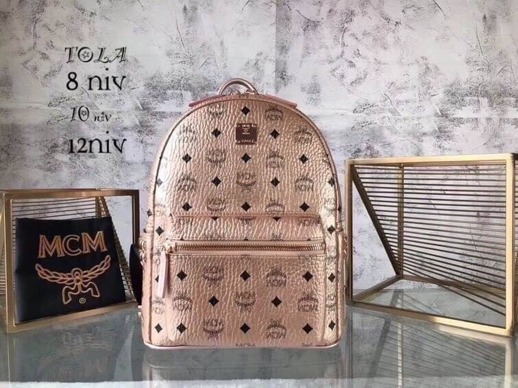 กระเป๋าเป้ MCM งานพรีเมี่ยม ปั้มครบ พร้อมถุงผ้า