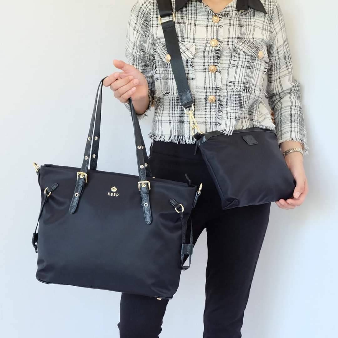 Must have เข้าใหม่ล่าสุดค่า KEEP ‘ Visa’ คอลเลคชั่นใหม่ เพิ่ม +++ ฟรีกระเป๋าลูก และ สายสะพายยาว ใครกำลังกระเป๋าทรงสวย Size L ที่หยิบมา ใช้ได้ในทุกๆวัน ต้องรุ่นนี้เลย แนะนำ สวยมากค่า อะไหล่สี Rose gold ka สวยมาก !!