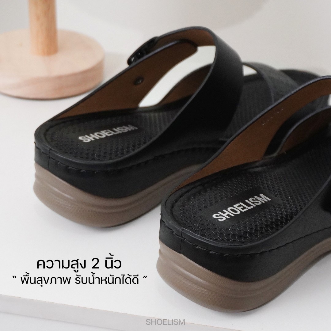 ไม่ต้องแต่งเยอะ แค่ใส่คู่นี้ลุคก็ดูเป๊ะ! รองเท้าสุขภาพ รองรับแรงกระแทกดีมาก เท้าไม่ล้า ส้นสูงกำลังดีน้ำหนักเบา เหมาะกับทุกกิจกรรม คู่นี้คือผู้ช่วยดีๆ ต้องมีติดตู้ไว้เลย