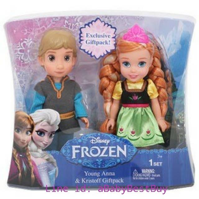 z Disney Frozen 6-inch Anna and Kristoff Toddler Doll from USA ของแท้100% นำเข้าจากอเมริกา