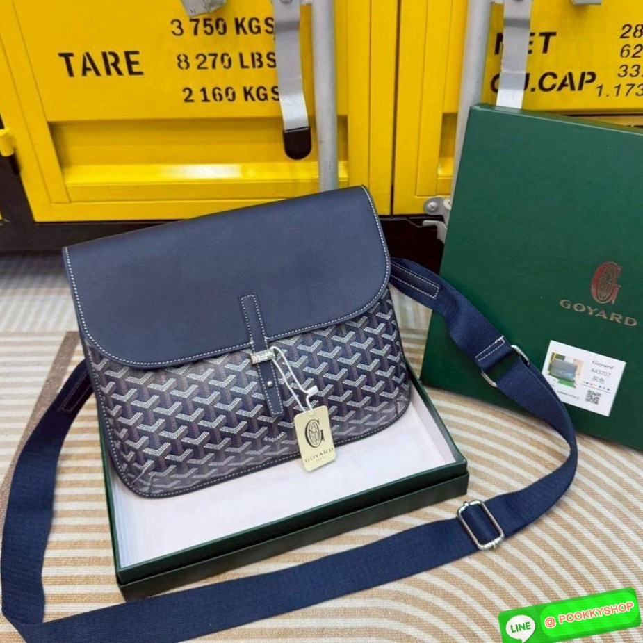 🕊️ พร้อมส่ง | Goyard Coursier Messenger bag กระเป๋าแมสเซ็นเจอร์ดีไซน์ใหม่ กะทัดรัดใช้งานได้อย่างคล่องตัว เหมาะมากสำหรับสายสปอร์ต ที่สุดของความหรูตอบโจทย์การใช้งาน ใบจริงสวยงามตามรูปค่ะ
