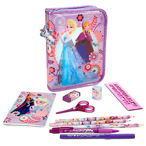 z Anna and Elsa zip-up stationery kit - Frozen from Disney USA เซ็ตเครื่องเขียนโฟรเซ่น ของแท้100% นำเข้าจากอเมริกา