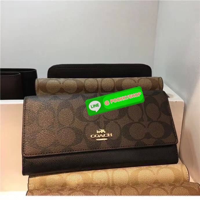 Coach TRIFOLD WALLET IN SIGNATURE (COACH F53763)