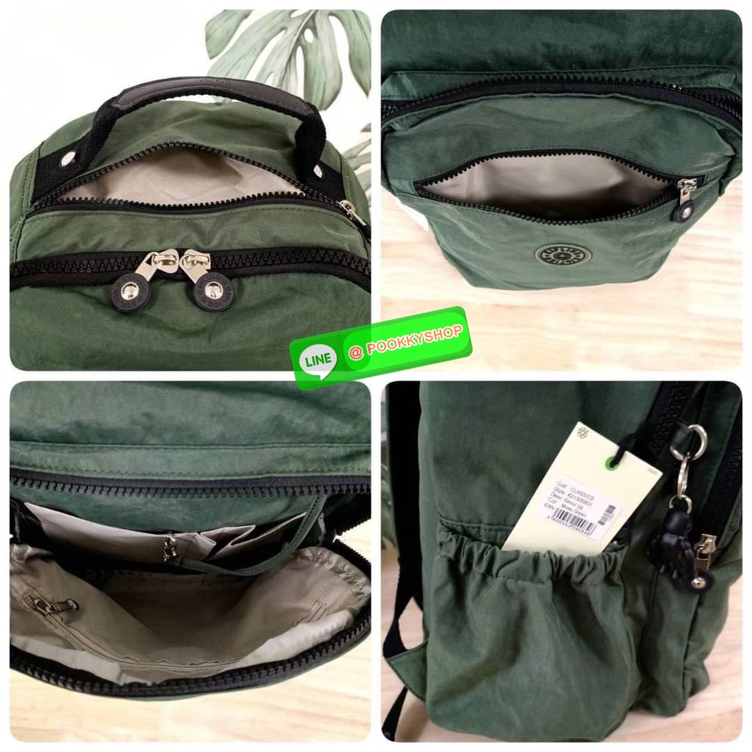 KIPLING Seoul Large 15" Laptop Backpack กระเป๋าเป้สะพายหลัง วัสดุด้านนอก Nylon ซับใน Polyester รุ่นใหม่เหมาะสำหรับเดินทางระยะสั้น จะซื้อใช้เองหรือมอบเป็นของขวัญก็สวยถูกใจผู้รับค่ะ💖