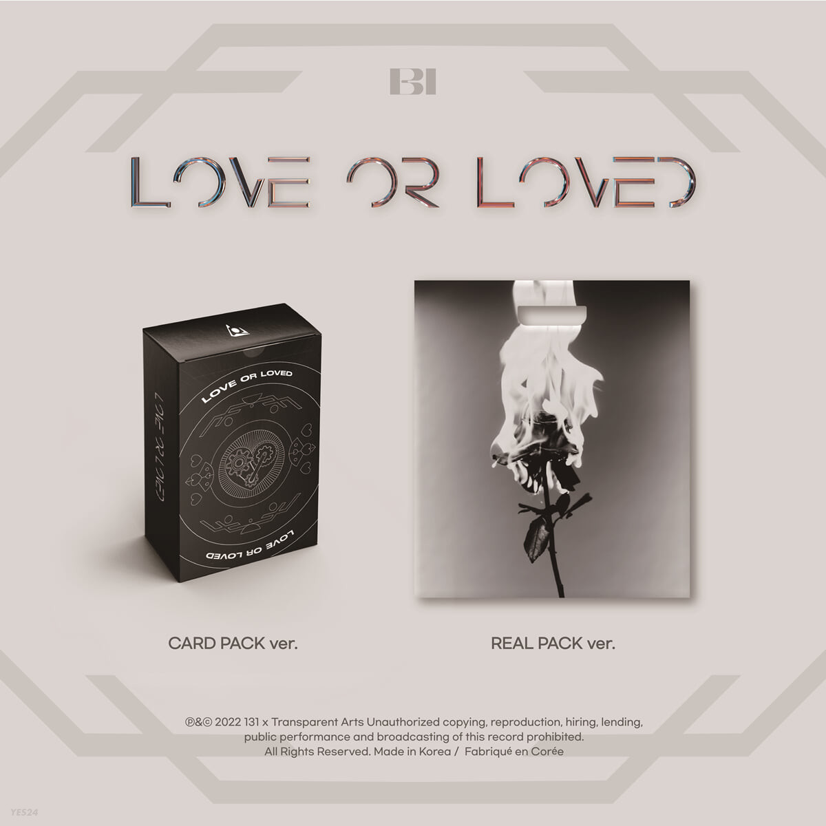 B.I Album - Love or Loved Part.1 (Random Ver.)