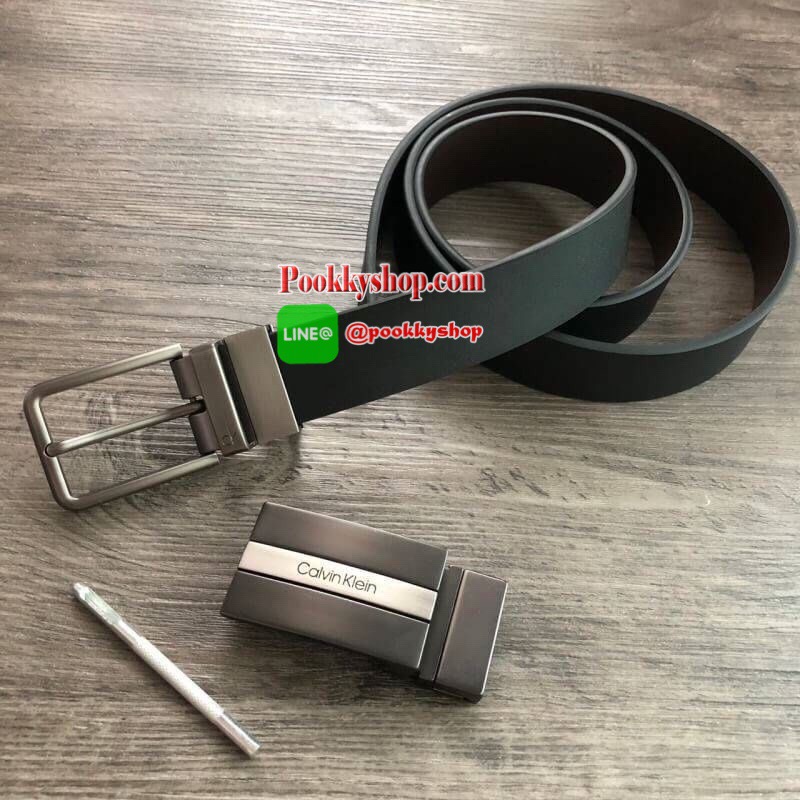 Calvin Klein Belt and Buckle Set เซตสุดคุ้ม!! เข็มขัด + หัวเข็มขัด 2 ชิ้น จะมอบเป็นของขวัญหรือใช้เองก็แนะนำเลยค่าา