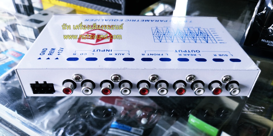 ปรีแอมป์รถยนต์ 7 แบนด์ ยี้ห้อ AE AUDIO