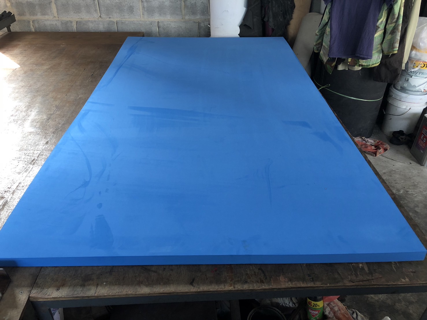 แพลอยน้ำเลือกสีได้ หนา 40 มม.ขนาด 130 x 230 ซม.