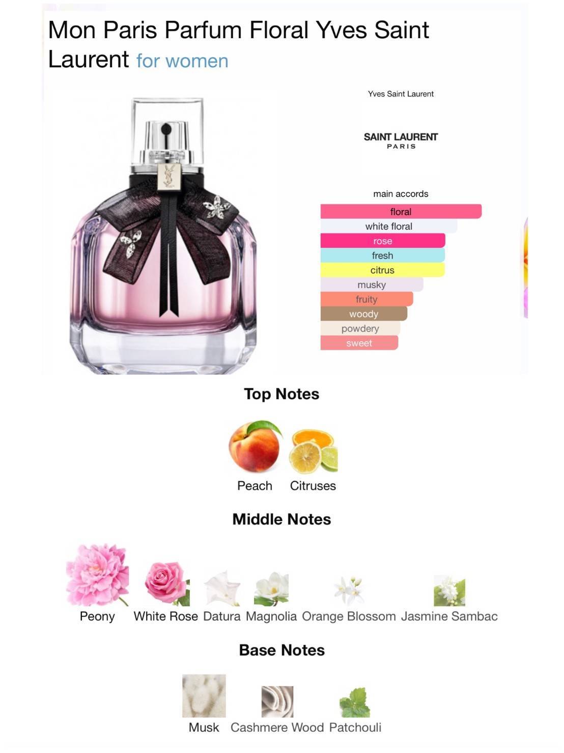 น้ำหอม YSL MON PARIS EDT 90ML