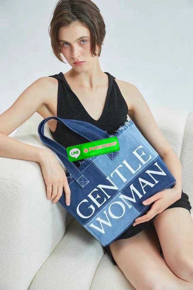 กระเป๋าถือผ้ายีนส์ gentel woman