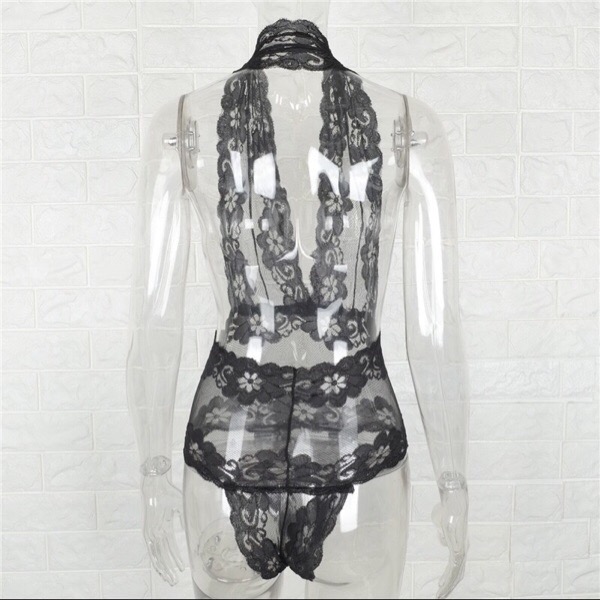 ชุดเซ็กซี่ ชุดวันพีซ เต็มตัว ผ้าซีทรู ขอบเล่นลายลูกไม้ สีดำ ผ้านุ่ม ใส่สบาย สวยเซ็กซี่ และเปรี้ยวจี๊ดส์มากๆ คะ ขนาด free size (เนื้อผ้ายืดหยุ่นได้มากเลยคะ)