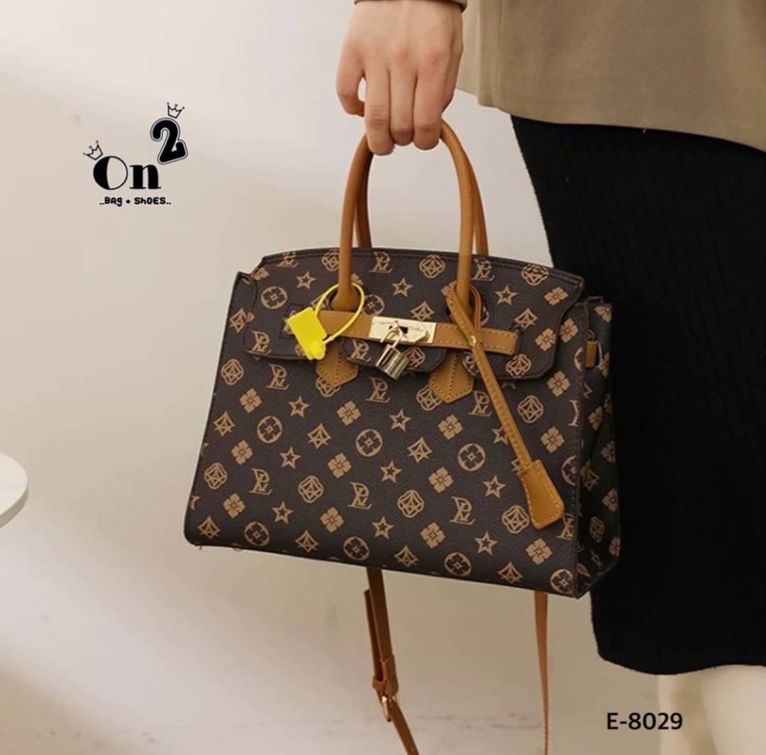 New arrivals กระเป๋าสะพายมาใหม่ ทรง Birkin งานสไตล์แบรนด์ เปิดหน้าอะไหล่ทอง สายสะพายยาวแบบครอสบอดี้