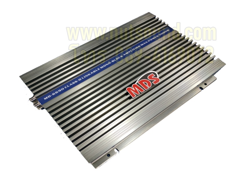 เพาเวอร์แอมป์รถยนต์ คลาสดี 5000 W ยี้ห้อ MDS