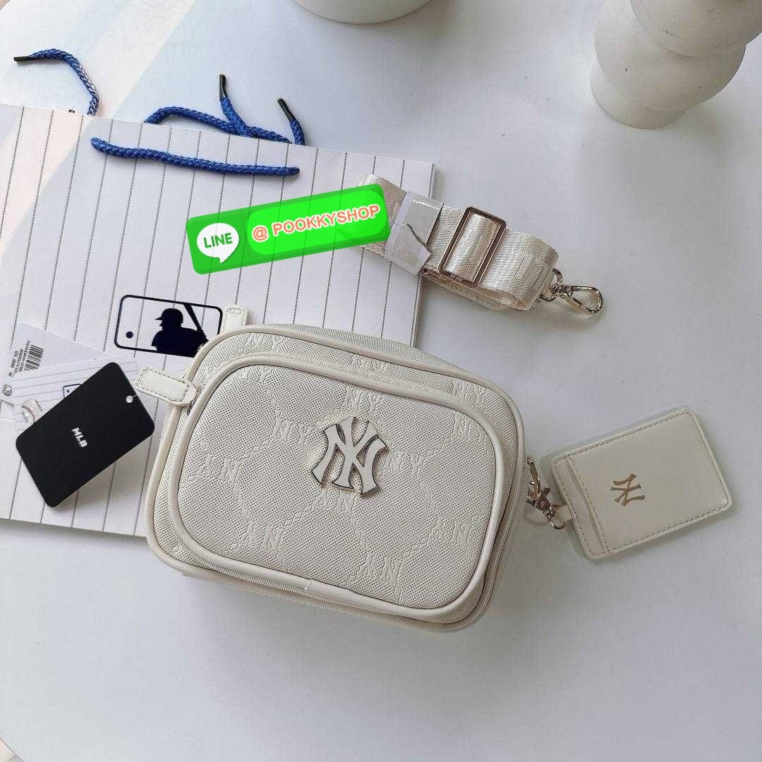 กระเป๋าNY สะพายข้าง ใส่โทรศัพท์ได้ทุกรุ่น แถมที่ใส่บัตร สายสปอร์ตปรับระดับได้
