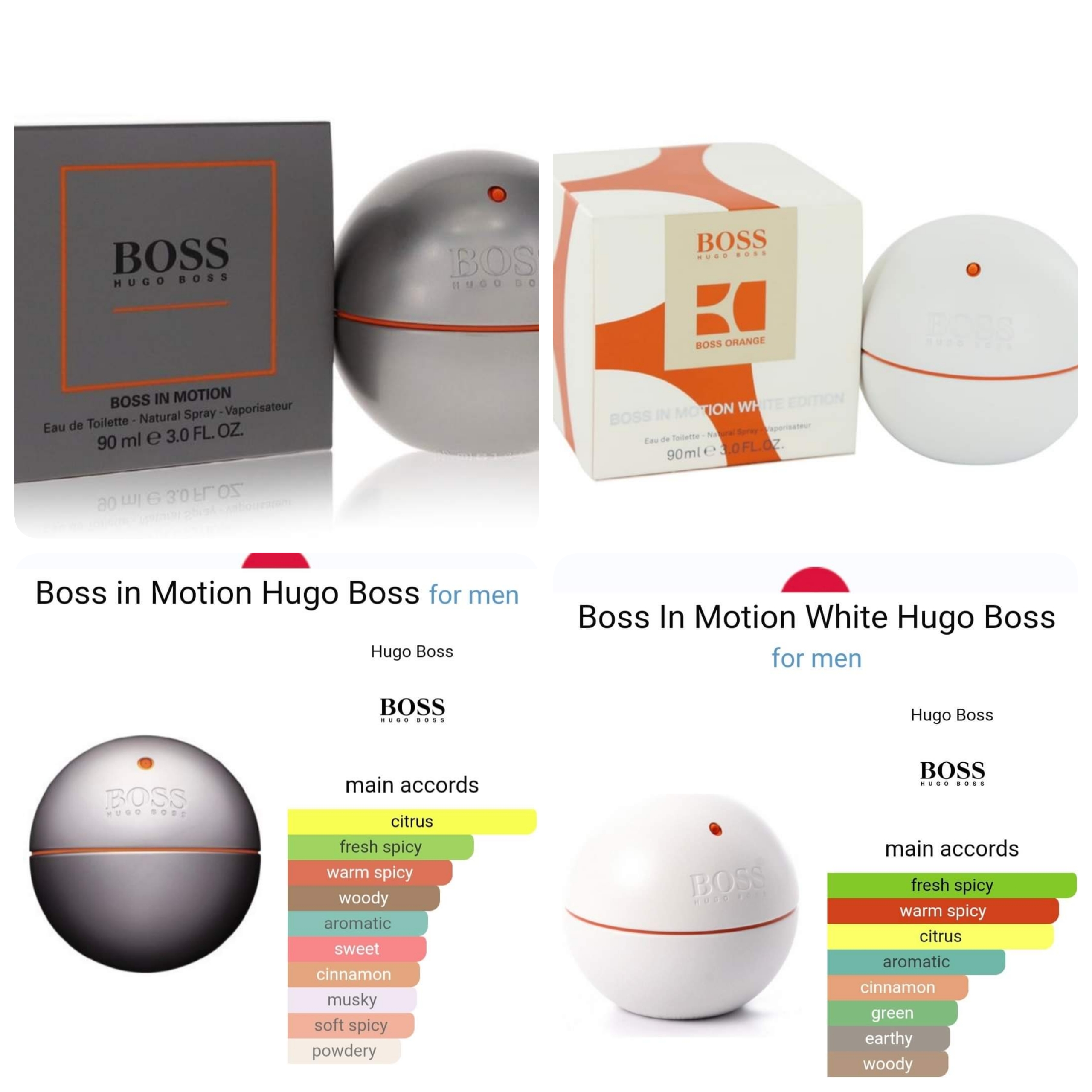 น้ำหอม Boss In Motion EDT 9O ml.