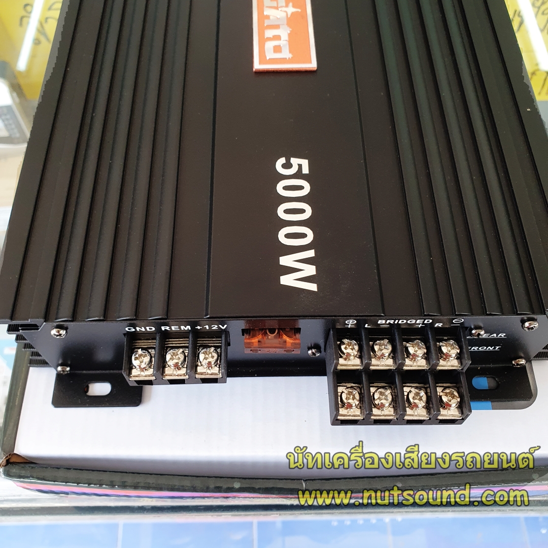 เพาเวอร์แอมป์ 4ch 5000w ยี้ห้อ ZOGATO เพาเวอร์แอมป์รถยนต์ 4 ch สำหรับขับกลางแหลม