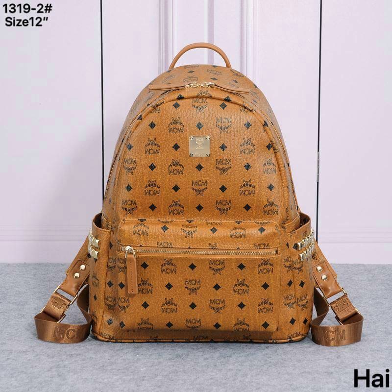 กระเป๋าเป้ MCM งานพรีเมี่ยม ปั้มครบ พร้อมถุงผ้า