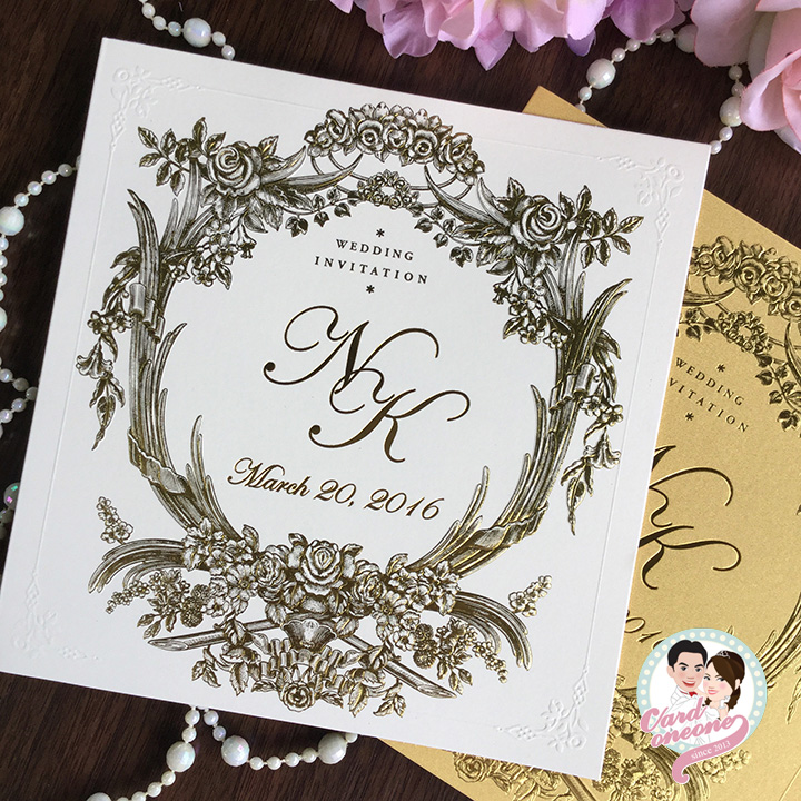 การ์ดแต่งงานพรีเมี่ยม คลาสสิค