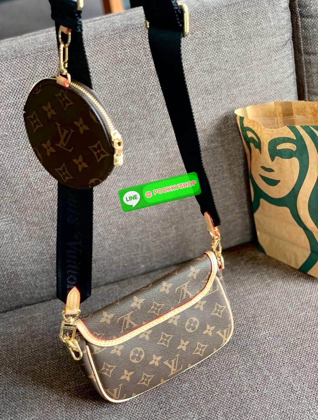 💥LIMITED EDITION LV PREMIUM GIFT LV MULTI POCHETTE ACCESSORIES 💥พร้อมส่งที่ไทย รุ่นหายากมากๆ สุดคุ้ม!! สินค้าพรีเมี่ยมกิ๊ฟ ตปท. ✔️กระเป๋าวัสดุหนังแท้อย่างดี ที่รังสรรค์ออกแบบให้สะพายข้างได้;หรือเปลี่ยนสายเป็นหิ้วหรือคล้องไหล่ได้