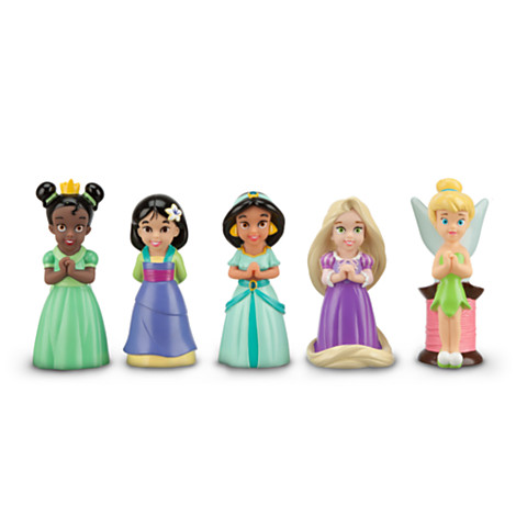 z Disney Princess and Fairies Squeeze Toy Set