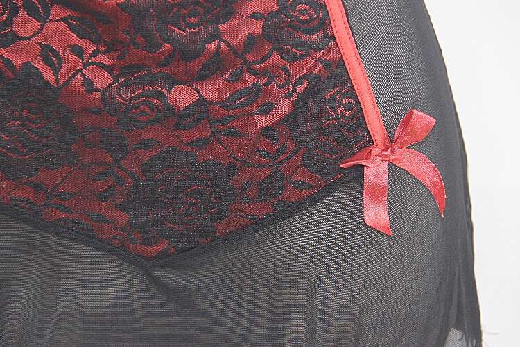 ชุดคอร์เซ็ต เดรสสั้น ชุดรัดทรง สไตล์คอร์เซ็ต แต่งริบบิ้นผูกหลัง สีดำ แต่งขลิบลูกไม้ส้ม มีดันทรงในตัว +สายรัดถุงน่อง Size M (B75 /C70) งานนอก สวยเทพเลยคะ