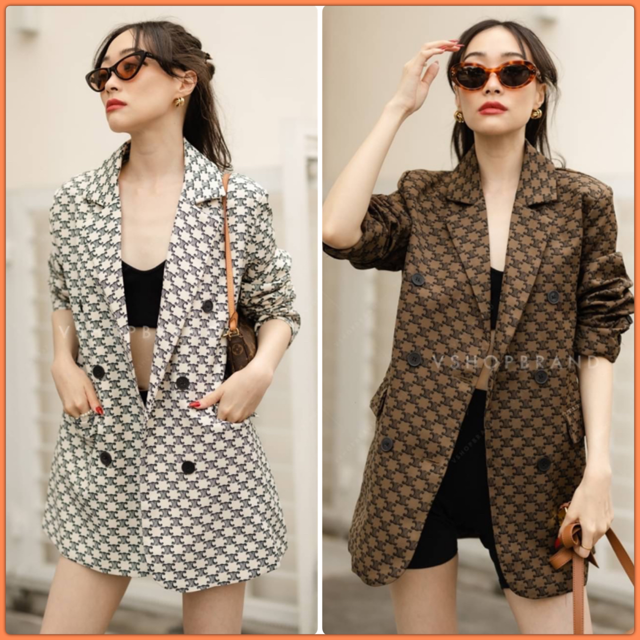 เบลเซอร์สูทสุดชิค ใส่คลุมแมทช์กับอะไรก็ให้ลุคสวย เก๋ เป็นสาวดูมีสไตล์ ด้วยผ้าสูทเนื้อดี รีดอัดกาวขึ้นทรงสวย คัตติ้งเนี้ยบ มีซับใน พิมพ์ลาย สุดปังมากเลยค่ะ งานสวยมากค่ะ