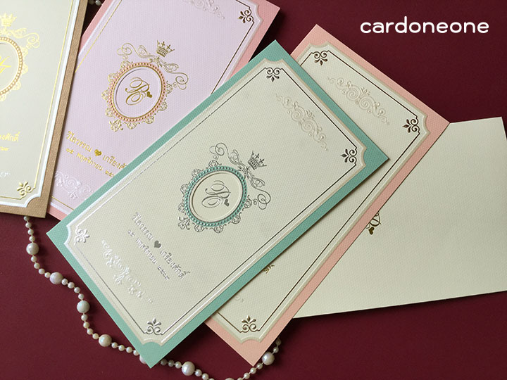 การ์ดแต่งงานวินเทจ