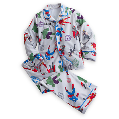 z The Avengers Pajama Set for Boys - Personalizable