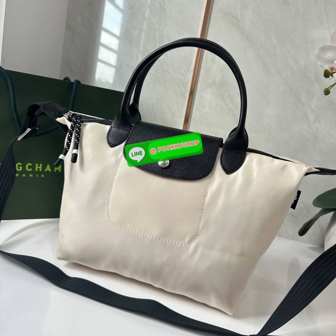 LONGCHAMP LE PLIAGE ENERGY MEDIUM HANDBAG 🔖กระเป๋าสะพายไหล่/ถือ คอลเลคชั่นใหม่สไตล์เรียบหรู ขนาดกลางจุของได้เยอะ