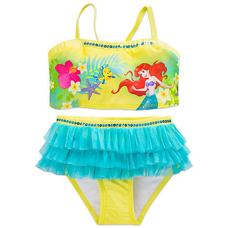 Ariel Swimsuit for Girls - 2-Piece from Disney USA ของแท้100% นำเข้า จากอเมริกา